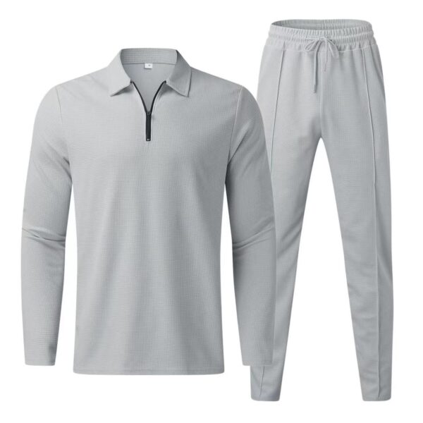 European And American Long-sleeved Trousers Two-piece Sports And Leisure Men's Suit