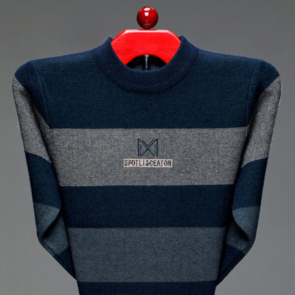 Men's Fashion Casual Thick Warm Sweater - Image 6