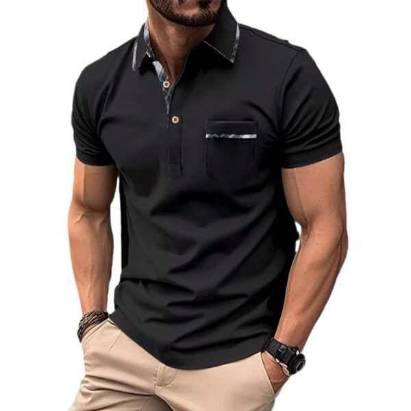 European And American Lapel T-shirt Polo Shirt - Image 7