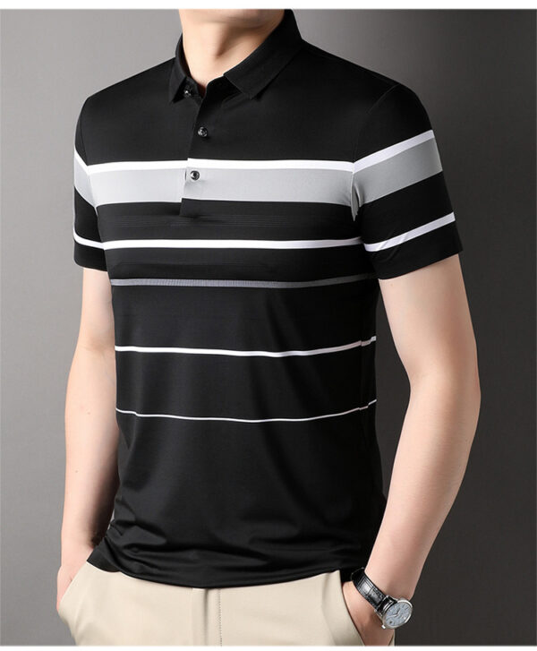 Summer Men's Short-sleeved Lapel Seamless - Image 9