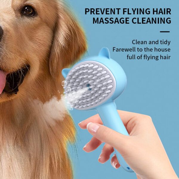 Hair Cleaning Brush With Mist Multifunctional Cat Grooming Brush Rechargeable Self Cleaning Slicker Brush For Pets Dogs & Catsb Pet Products - Image 6