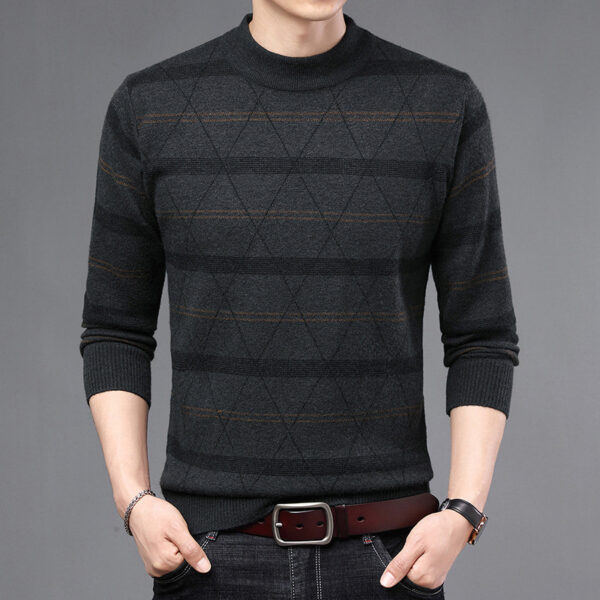 Men's Fashion Casual Thickening Sweater Top - Image 2