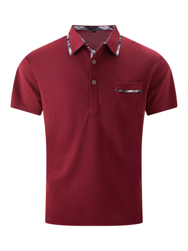 European And American Lapel T-shirt Polo Shirt - Image 5