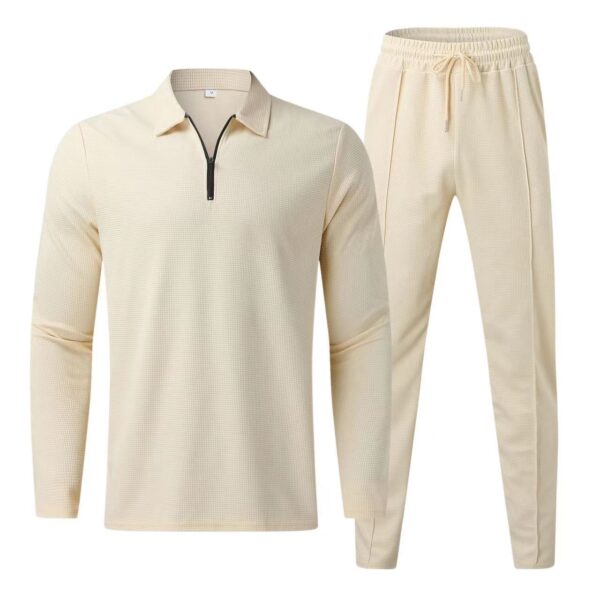 European And American Long-sleeved Trousers Two-piece Sports And Leisure Men's Suit - Image 2