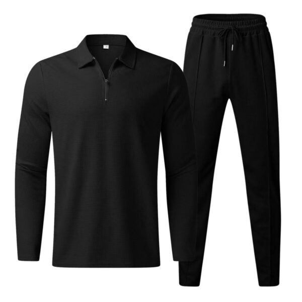 European And American Long-sleeved Trousers Two-piece Sports And Leisure Men's Suit - Image 6