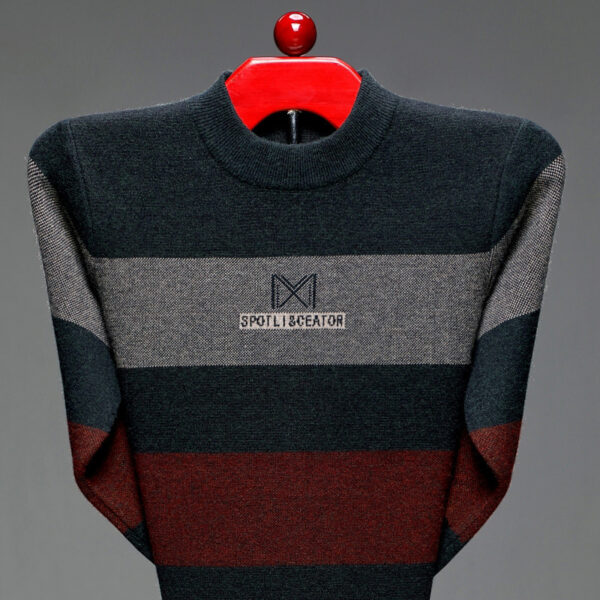 Men's Fashion Casual Thick Warm Sweater - Image 5