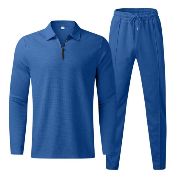 European And American Long-sleeved Trousers Two-piece Sports And Leisure Men's Suit - Image 7