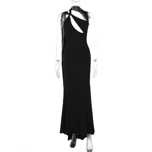 Women's Clothing Fashion Hollowed-out Tied Dress - Image 2